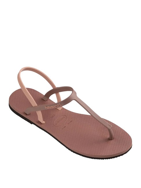 YOU PARATY RJ Sandalia tipo chancla CROCO / ROSA - Zapatos Mujer