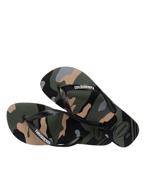 Chanclas TOP CAMU verde oliva/negro - Zapatos unisex