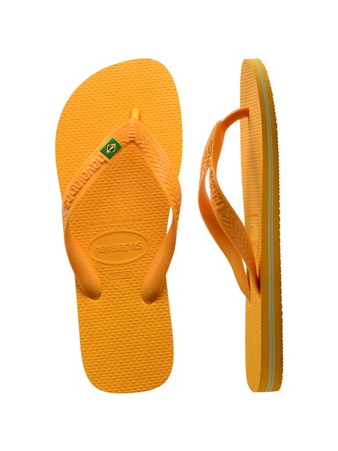  Chanclas BRASIL LOGO pop amarillo - Zapatos unisex