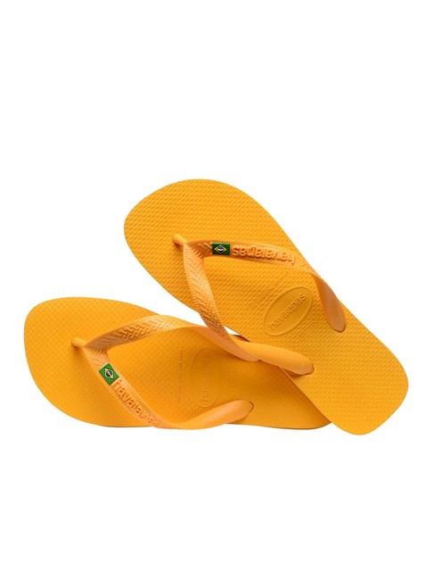  Chanclas BRASIL LOGO pop amarillo - Zapatos unisex