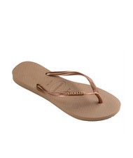 HAVAIANAS SLIM LOGO Chancletas rosa / oro - Zapatos Mujer - 3