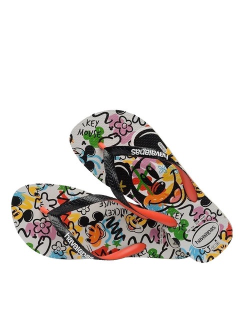 DISNEY STYLISH Chancletas beige/negro/naranja sangre - Zapatos unisex