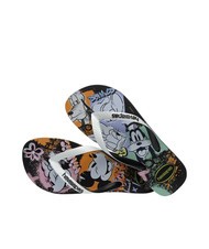 HAVAIANAS DISNEY STYLISH Chancletas negro/blanco/negro - Zapatos unisex - 6