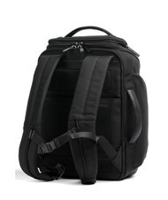 PIQUADRO BRIEF 2 Mochila tipo duffle de piel y tejido negro - Mochilas para port&aacute;til - 2