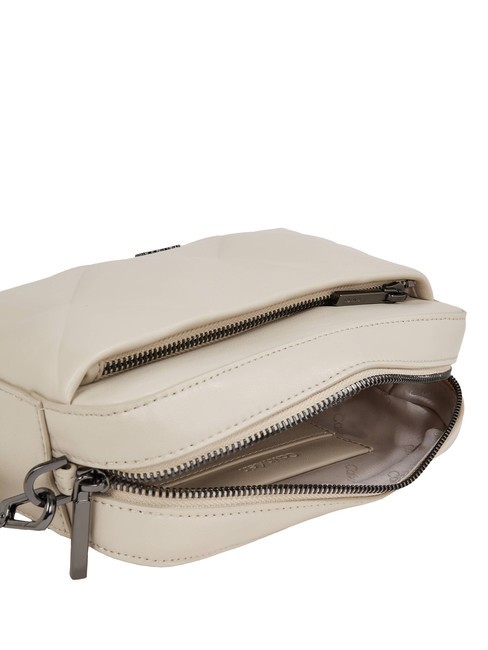 DIAMOND QUILT  Mini bolso bandolera, con bandolera ma&ntilde;ana gris - Bolsos Mujer