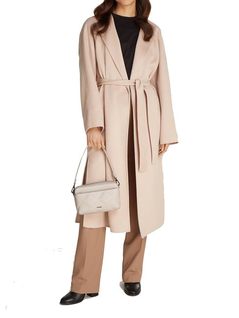 DIAMOND QUILT  Mini bolso bandolera, con bandolera ma&ntilde;ana gris - Bolsos Mujer