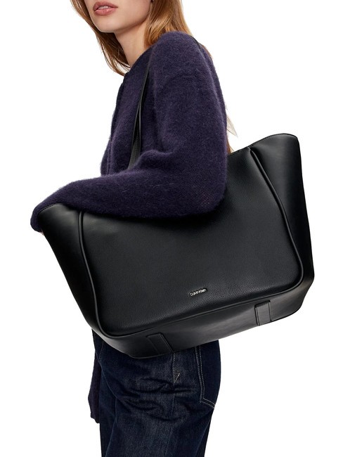 REFINE  Bolsa de la compra negro - Bolsos Mujer