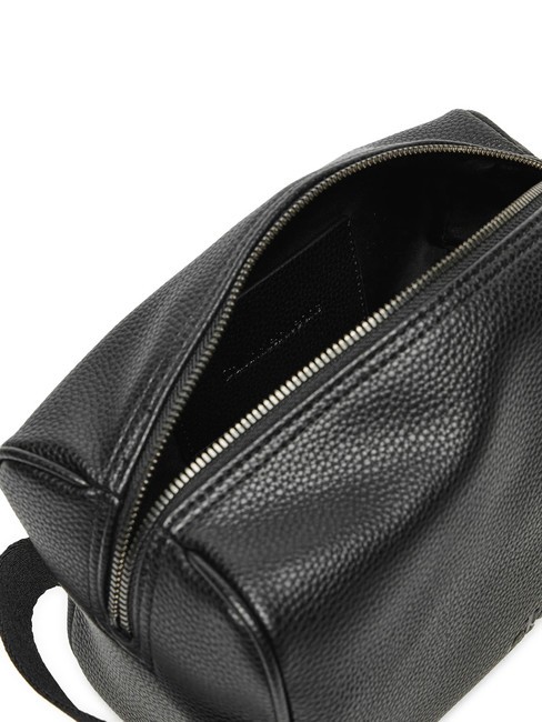 CK JEANS LOGO EMBOSS Estuche de belleza pvh negro - Neceser