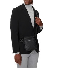 CALVIN KLEIN MUST  bolso de hombre negro / rojo - Bandoleras Hombre - 4