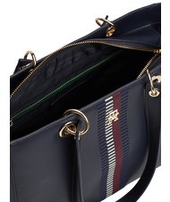 TOMMY HILFIGER CHIC  Bolsa de la compra espacio azul - Bolsos Mujer - 4