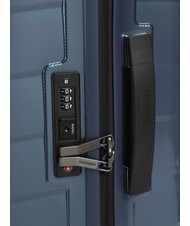 SAMSONITE ATTRIX Carro de tamaño mediano azul acero - Trolley Rígidos - 4