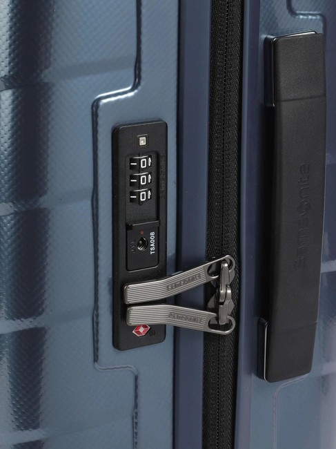 ATTRIX Carro extensible para equipaje de mano azul acero - Equipaje de mano