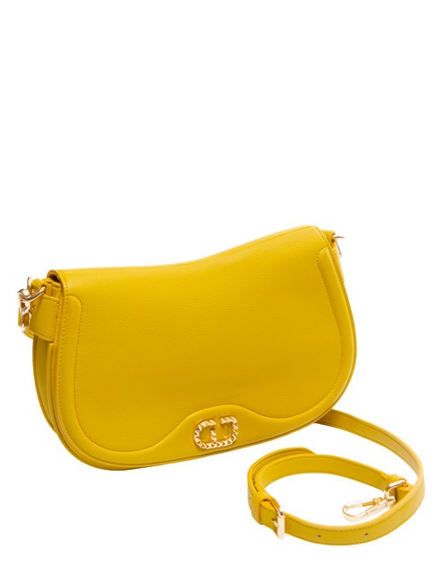 CLAUDIE Bolso bandolera con bandolera amarillo - Bolsos Mujer
