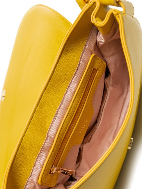 CLAUDIE Bolso bandolera con bandolera amarillo - Bolsos Mujer