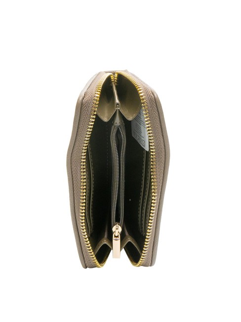 CLAIRE Cartera pequeña con cremallera gris pardo - Carteras Mujer