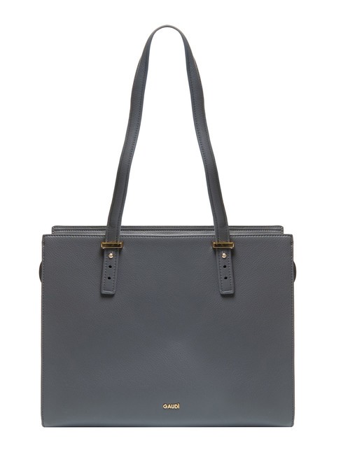 CAMILLA Bolso shopper con tachuelas gris - Bolsos Mujer