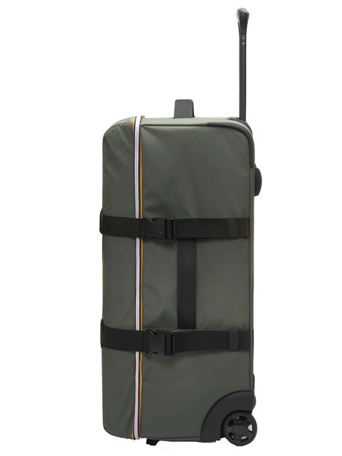 BLOSSAC  Carro mediano impermeable verde negruzco /negro puro - Trolley Semirr&iacute;gidos