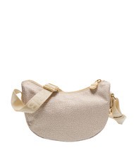 BORBONESE HOBO LUNA MINI ECO LINE Bolsa de hombro arena - Bolsos Mujer - 3
