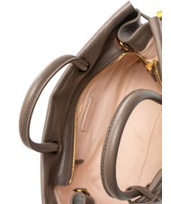 COCCINELLE BLUE SOFT Bolso de mano en piel martillada &eacute;bano - Bolsos Mujer - 5