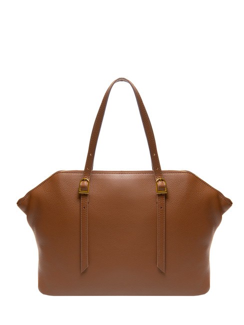 CHERRY Bolso shopping al hombro de piel martillada BRULE - Bolsos Mujer