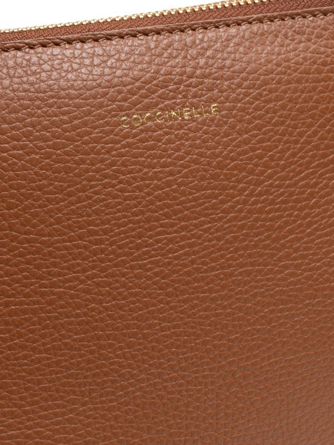 CHERRY Bolso shopping al hombro de piel martillada BRULE - Bolsos Mujer