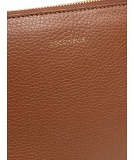 COCCINELLE CHERRY Bolso shopping al hombro de piel martillada BRULE - Bolsos Mujer - 4