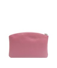 COCCINELLE ROUNDED ENVELOPE Bolso de mano de piel con pu&ntilde;o rosa pulpa - Bolsos Mujer - 3