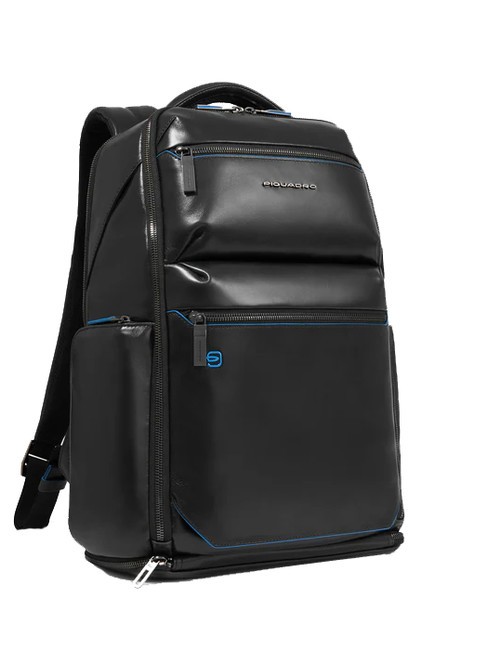 BLUE SQUARE  Mochila de cuero para portátil de 15,6" negro - Mochilas para portátil