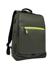 PIQUADRO CORNER SPECIALE GOMMATO  Mochila para PC de 14" VERDE - Mochilas para portátil - 2