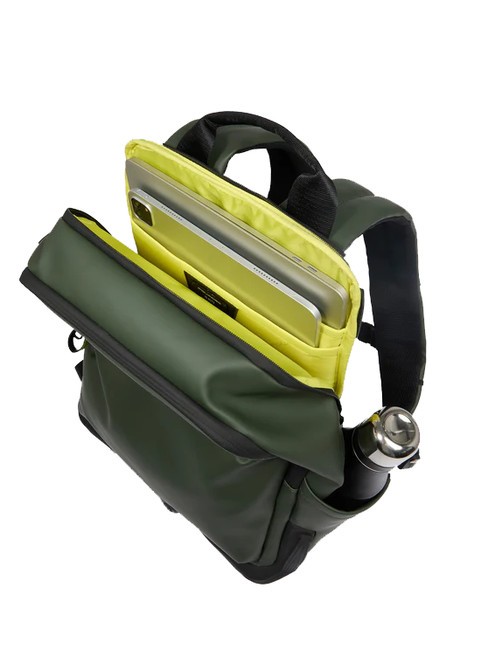 CORNER SPECIALE GOMMATO  Mochila para PC de 14" VERDE - Mochilas para portátil