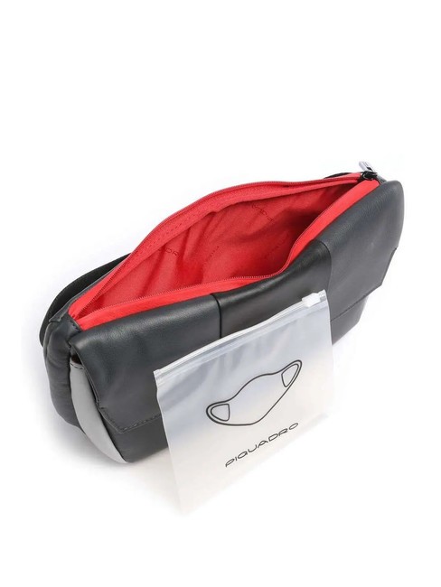 CAMPIONARIO -  URBAN Bolsa de cuero Gris - Ri&ntilde;oneras