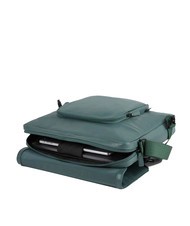 PIQUADRO CAMPIONARIO - KYOTO Messenger para PC de 14", en cuero VERDE - Maletines de Trabajo - 2