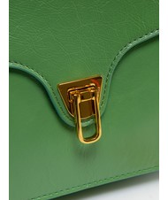 COCCINELLE BEAT ROCK Bolso con solapa en piel agrietada menta - Bolsos Mujer - 3