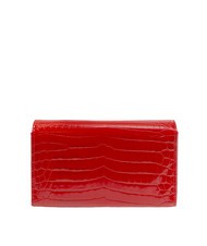 LOVE MOSCHINO SHINY CROCO Bolso de mano con bandolera met&aacute;lica ROJO - Bolsos Mujer - 2