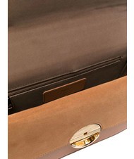 FURLA SFERA Bolso bandolera de piel con solapa brandy - Bolsos Mujer - 4