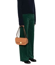 FURLA SFERA Bolso bandolera de piel con solapa brandy - Bolsos Mujer - 5