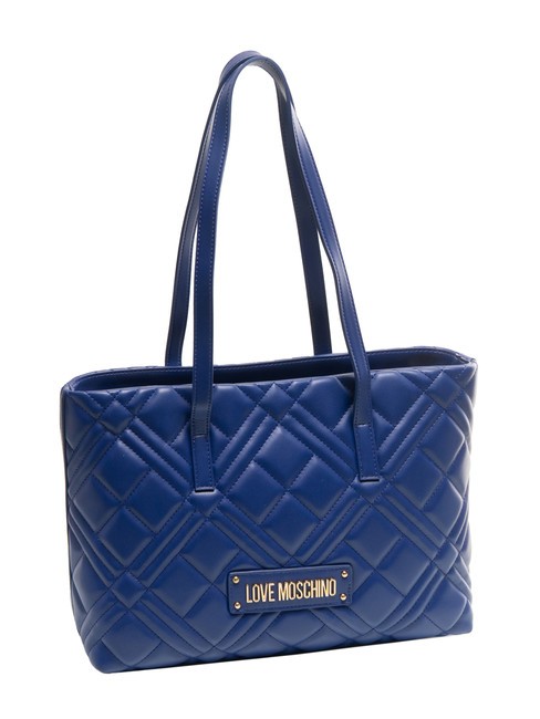 QUILTED  Comprador de hombro azul - Bolsos Mujer