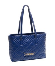 LOVE MOSCHINO QUILTED  Comprador de hombro azul - Bolsos Mujer - 2