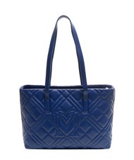 LOVE MOSCHINO QUILTED  Comprador de hombro azul - Bolsos Mujer - 4