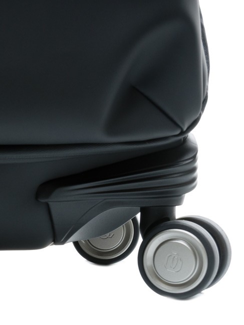 CORNER SPECIALE GOMMATO Carro para equipaje de mano resistente al agua negro - Equipaje de mano