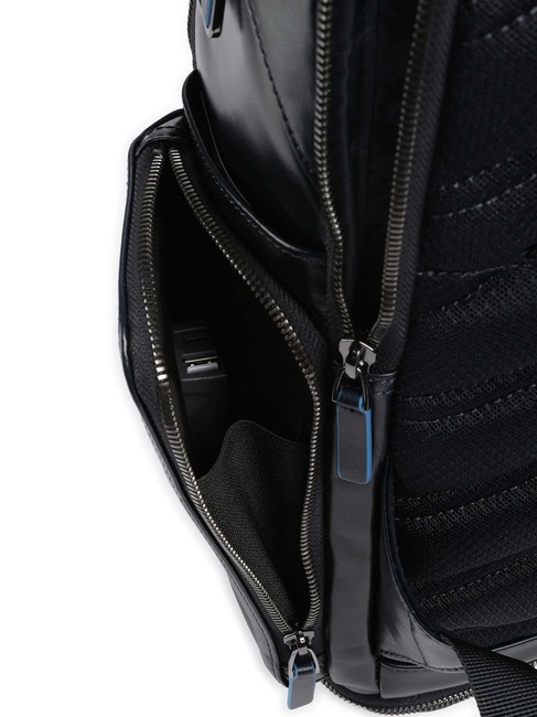 BLUE SQUARE  Mochila de cuero para portátil de 15,6" azul - Mochilas para portátil