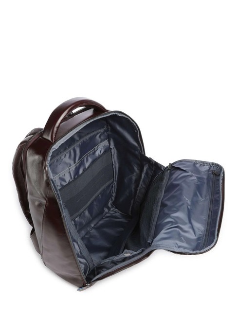 BLUE SQUARE Mochila de piel, soporte para portátil de 14" CAOBA - Mochilas para portátil