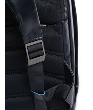 PIQUADRO BLUE SQUARE Mochila de piel, soporte para portátil de 14" azul - Mochilas para portátil - 3