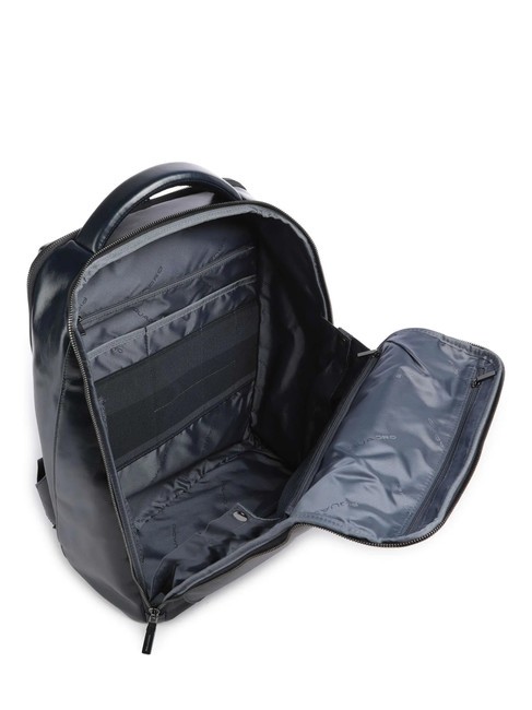 BLUE SQUARE Mochila de piel, soporte para portátil de 14" azul - Mochilas para portátil