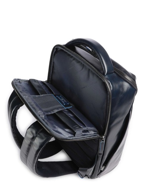 BLUE SQUARE Mochila de piel, soporte para portátil de 14" azul - Mochilas para portátil