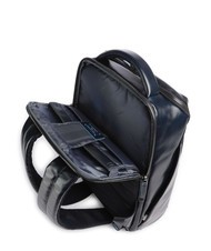 PIQUADRO BLUE SQUARE Mochila de piel, soporte para portátil de 14" azul - Mochilas para portátil - 5