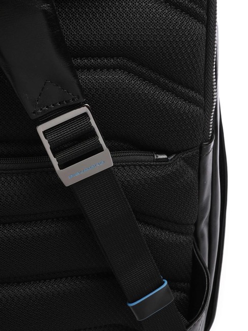 BLUE SQUARE Mochila de piel, soporte para portátil de 14" negro - Mochilas para portátil