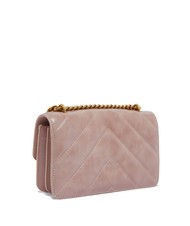 PINKO LOVE ONE MINI Bolso mini piel serraje oro antiguo en polvo - Bolsos Mujer - 2