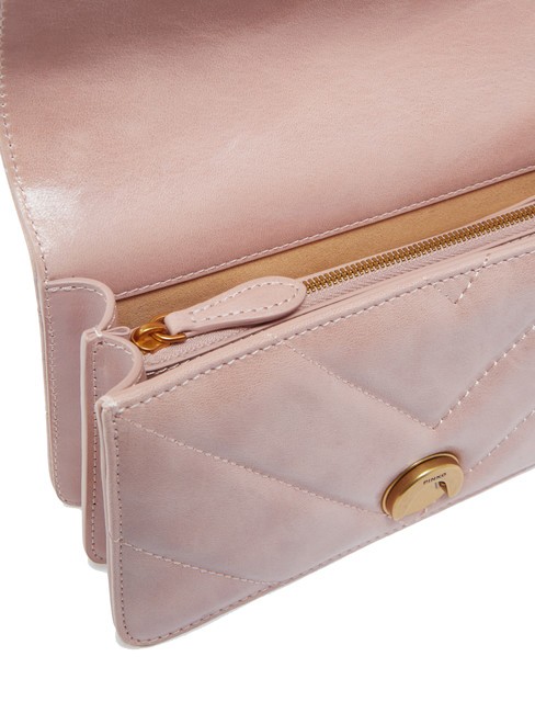 LOVE ONE MINI Bolso mini piel serraje oro antiguo en polvo - Bolsos Mujer