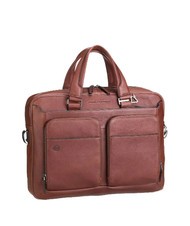 PIQUADRO Carpeta CUADRADO NEGRO, soporte para PC 15 " - Maletines de Trabajo